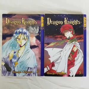 Dragon Knights Manga Lot Volumes 3 & 5 English Tokyopop Used Graphic Novel Comic